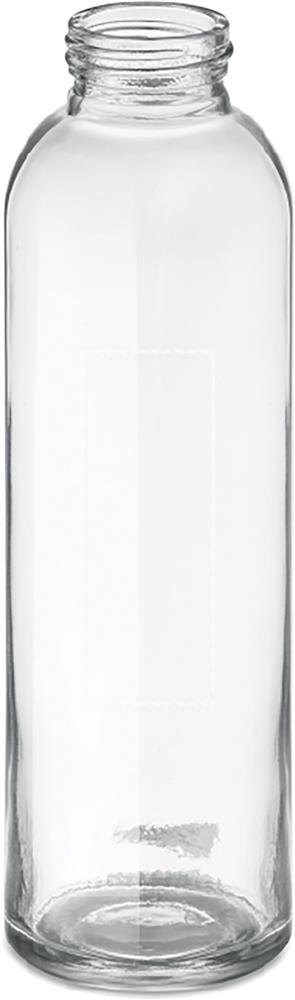 UTAH GLASS - Glazen drinkfles 500ml — drukvlak voorzijde