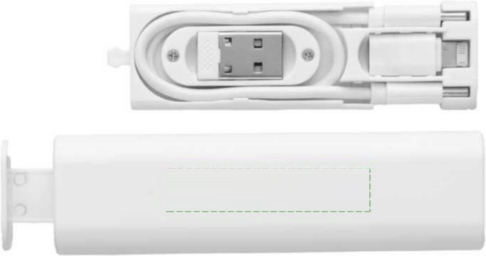 Kabel- en connectorset Uwe | Kunststof | USB-C | 480 Mbps — drukvlak bovenzijde