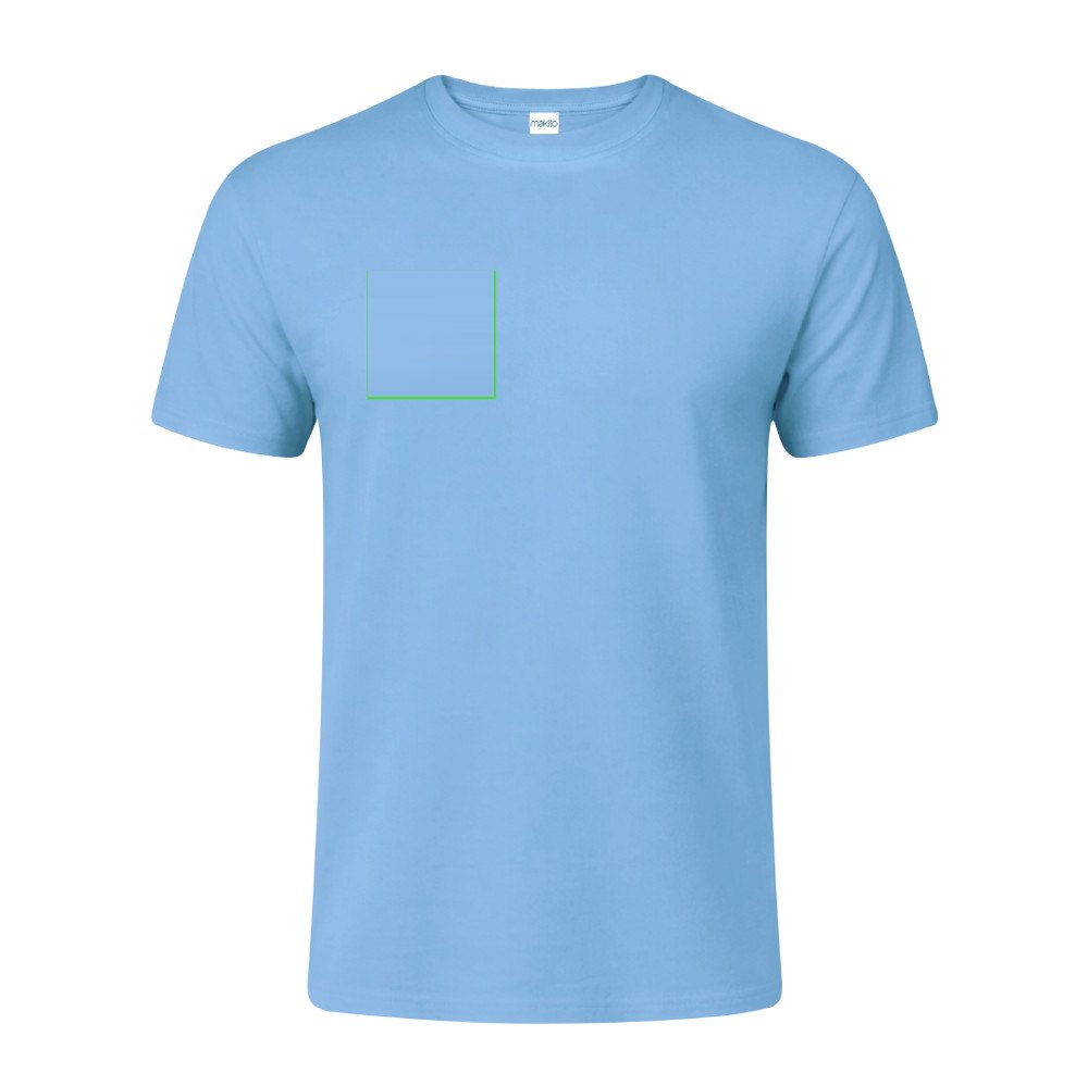 Kleuren T-Shirt Volwassene Seiyo — drukvlak rechterborst