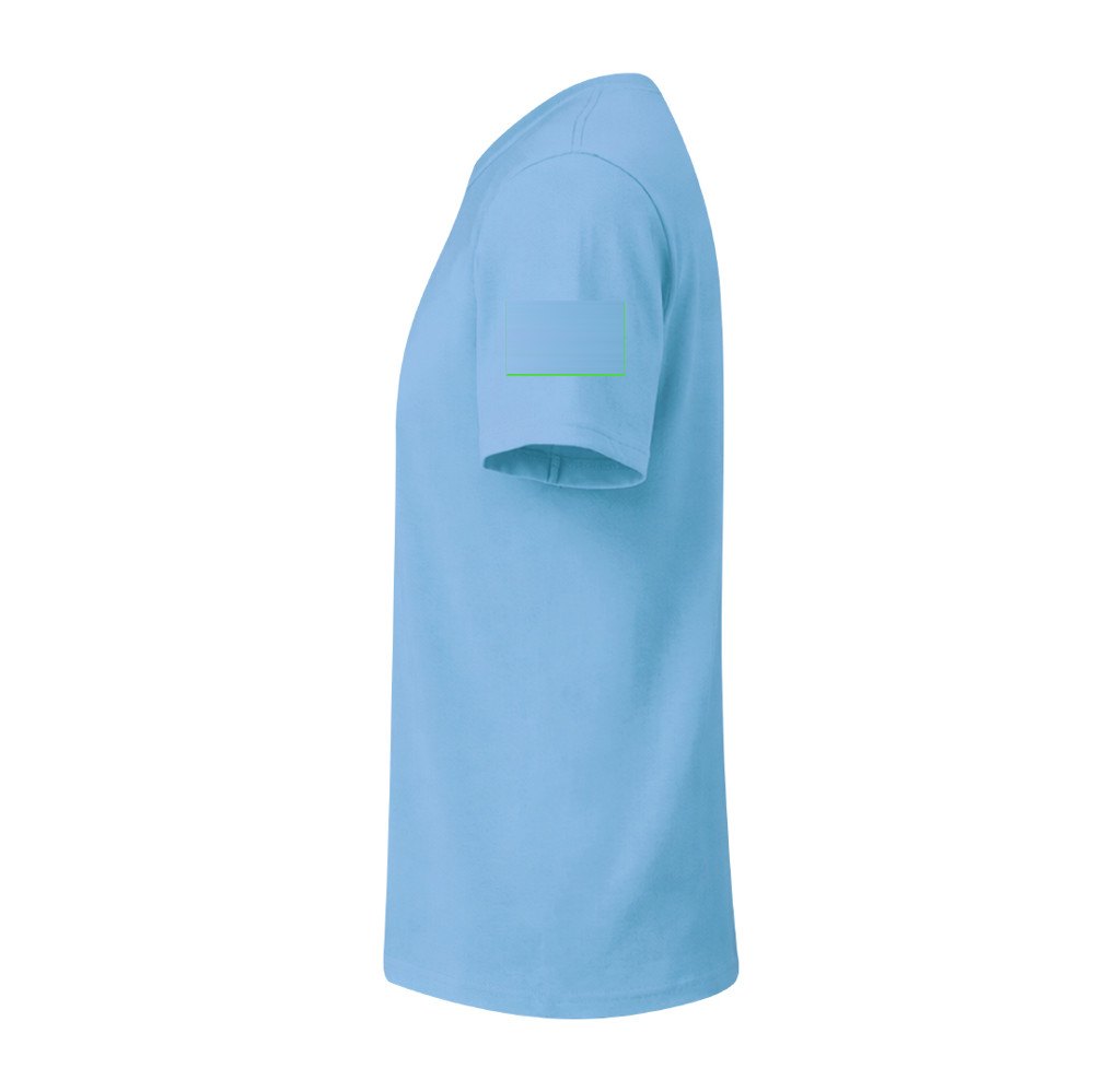 Kleuren T-Shirt Volwassene Seiyo — drukvlak linkermouw