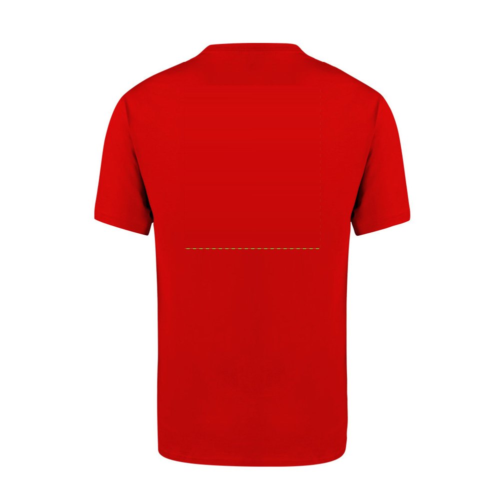 Kleuren T-Shirt Volwassene Seiyo — drukvlak midden op de rug