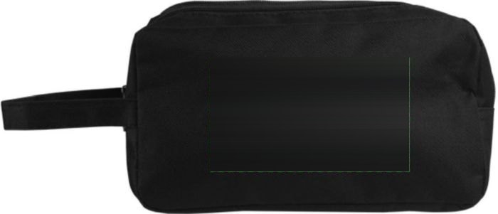 Toilettas Calista | Polyester 600D | 3,5 l — drukvlak achterzijde