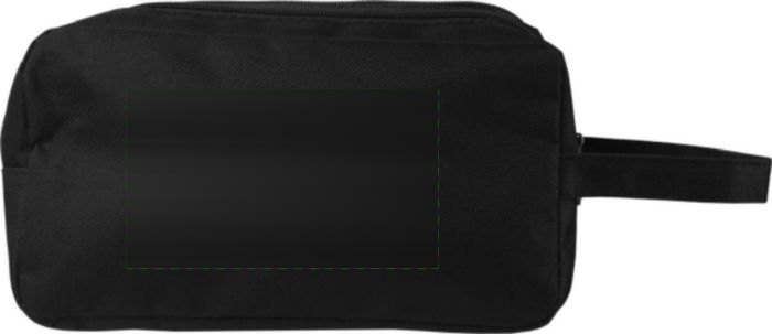 Toilettas Calista | Polyester 600D | 3,5 l — drukvlak voorzijde