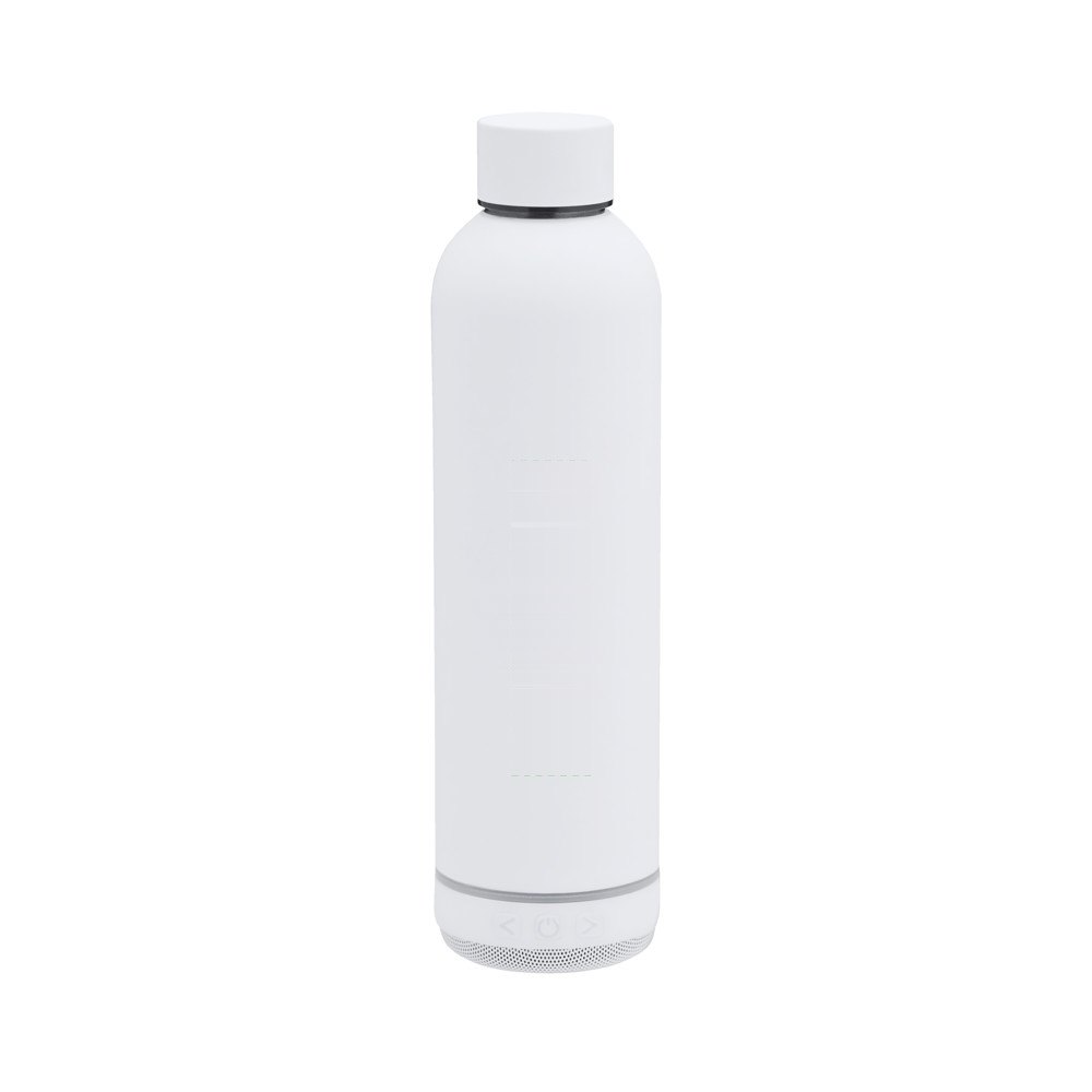 Luidspreker Thermoskan-Fles Meflex — drukvlak verticaal op de voorzijde