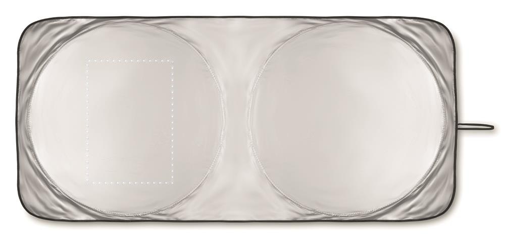 OMBRA POUCH - Opvouwbare zonnescherm — drukvlak voorzijde links 1