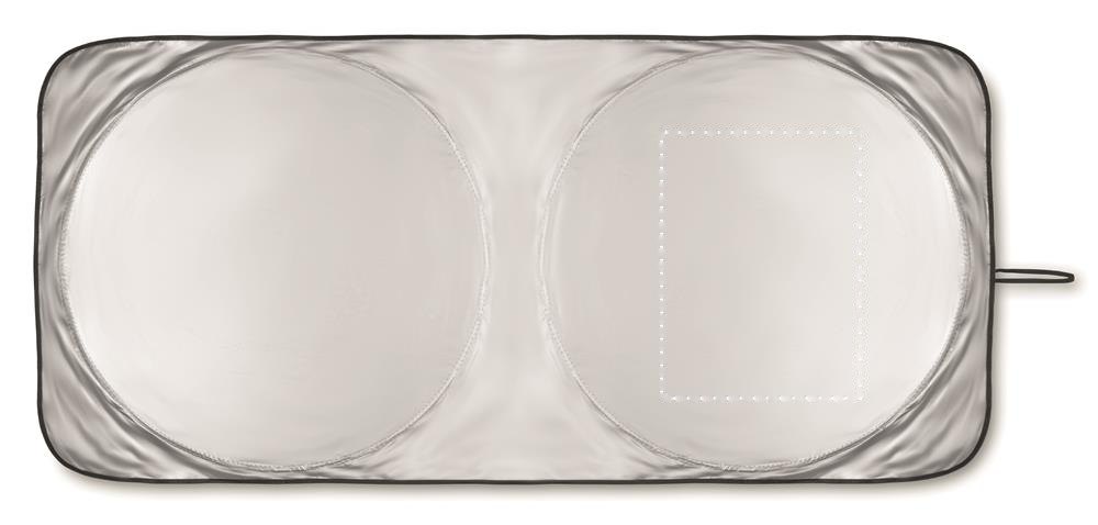 OMBRA POUCH - Opvouwbare zonnescherm — drukvlak voorzijde rechts