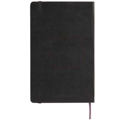 Moleskine Classic L hardcover notitieboek - gestippeld — drukvlak achterzijde