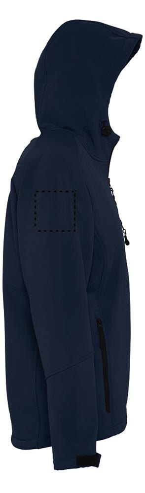 REPLAY MEN - REPLAY heren softshell jas — drukvlak rechterarm