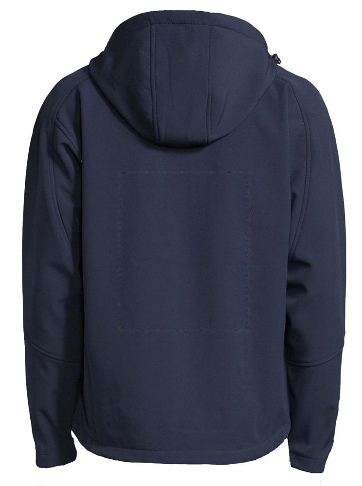 REPLAY MEN - REPLAY heren softshell jas — drukvlak onder de hood