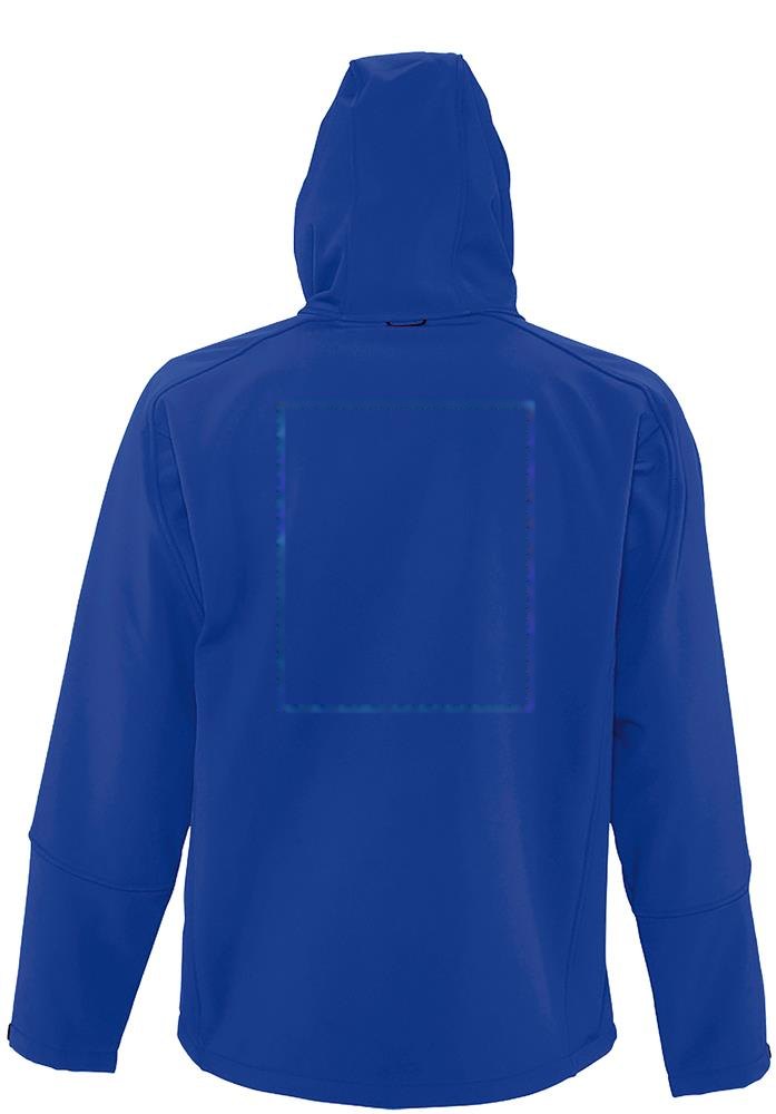 REPLAY MEN - REPLAY heren softshell jas — drukvlak achterzijde