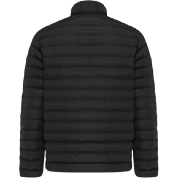 IQONIQ Maiko heren gerecycled polyester jas met voering — drukvlak artikel achterzijde