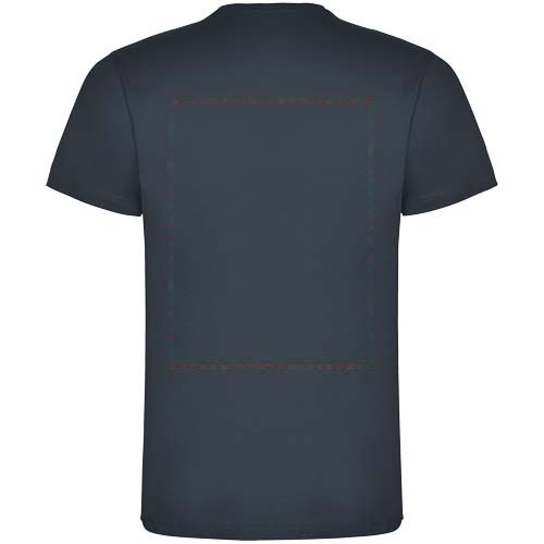 Dogo 165 g/m² Premium herenshirt met korte mouwen — drukvlak impact hoog op de achterzijde