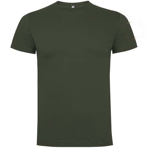 Dogo 165 g/m² Premium herenshirt met korte mouwen — drukvlak linker bicep