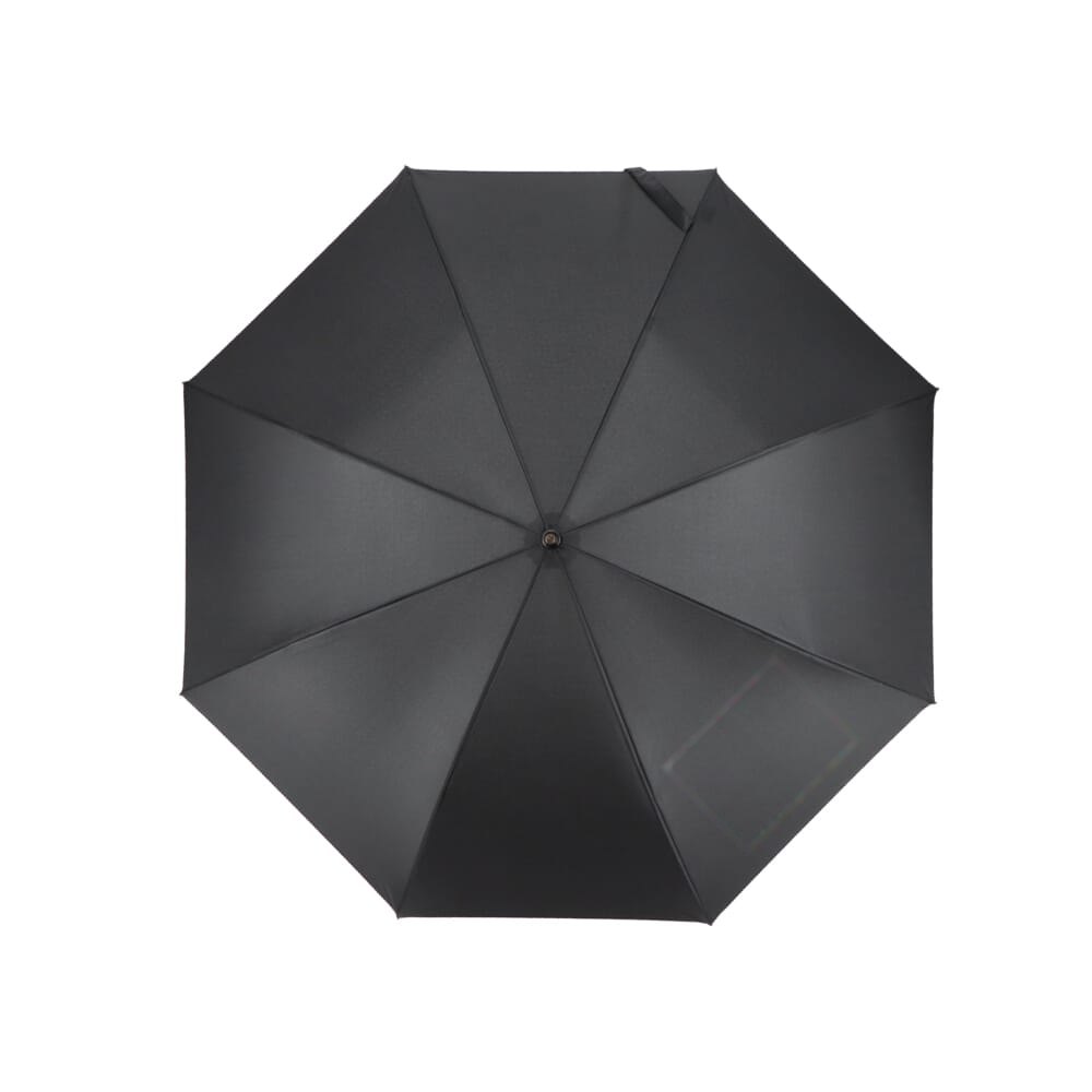 Emerantia 190T Pongee 23" Stokparaplu Auto open — drukvlak rechtsonder paneel