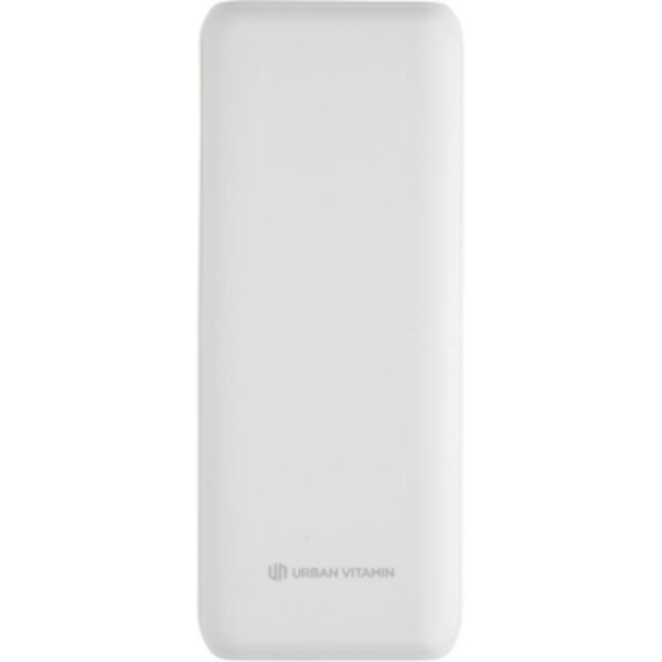 Urban Vitamin Pasadena 20.000 mAh 18W PD powerbank — drukvlak artikel voorzijde