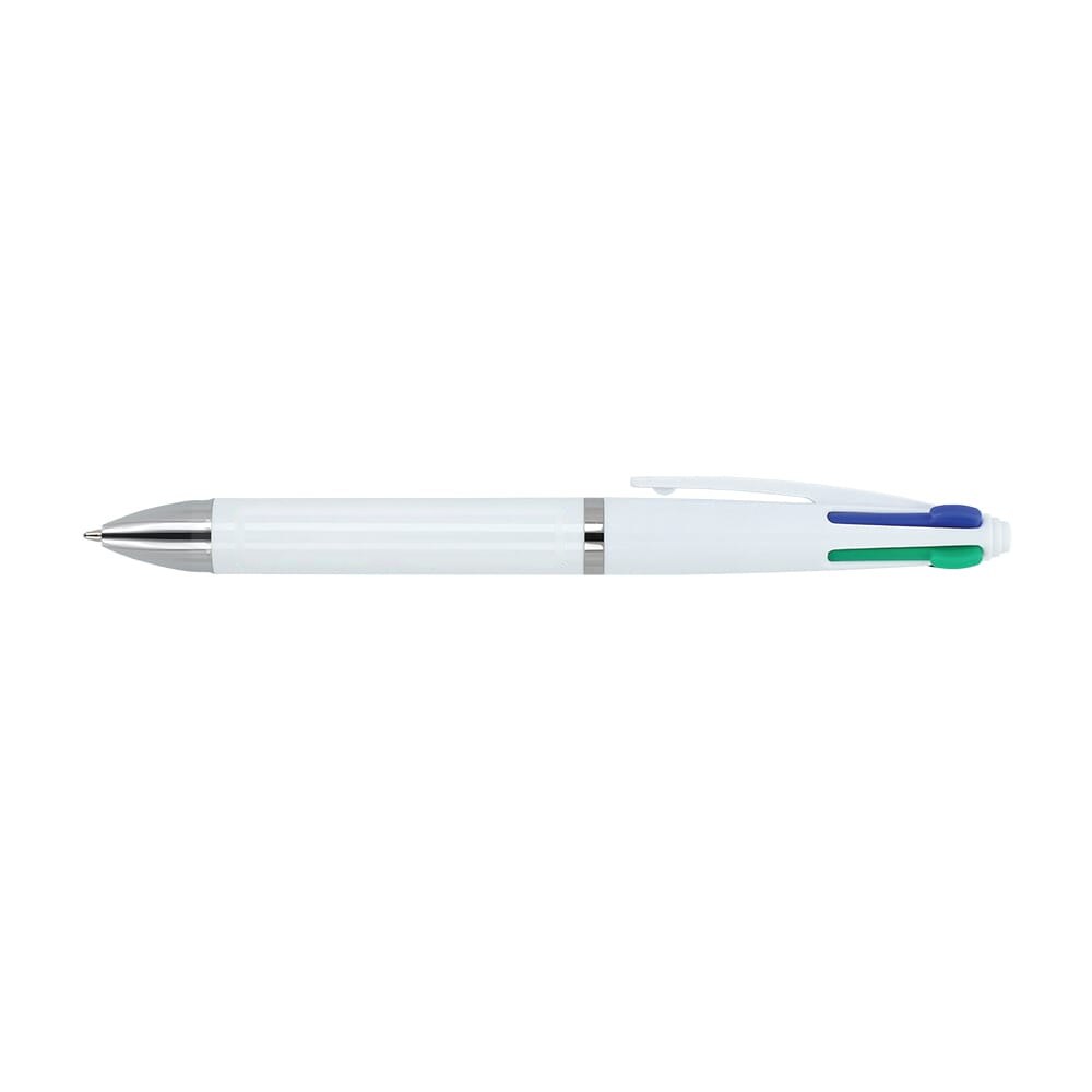4-kleuren pen — drukvlak 90 graden onder de clip