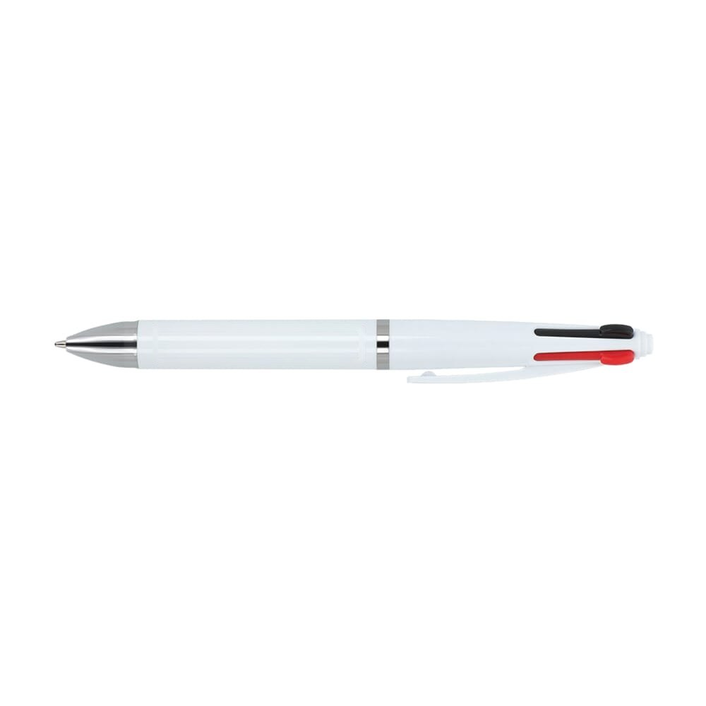 4-kleuren pen — drukvlak 270 graden onder de clip