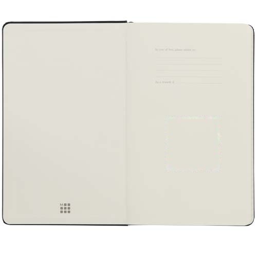 Moleskine Classic L hardcover notitieboek - ruitjes — drukvlak binnenzijde