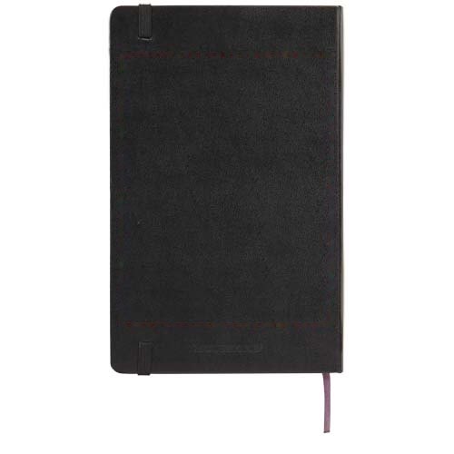 Moleskine Classic L hardcover notitieboek - ruitjes — drukvlak achterzijde