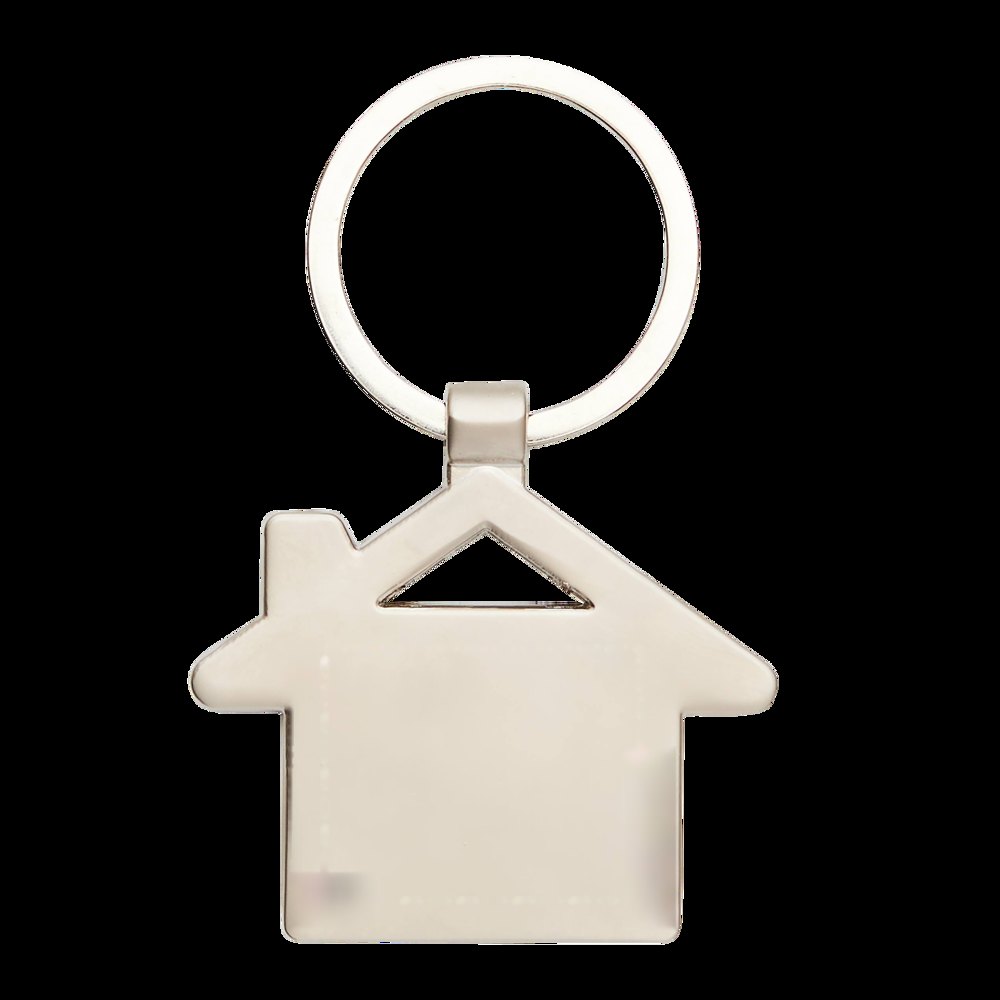 NEW HOME - Sleutelhanger — drukvlak gecentreerd op de achterkant