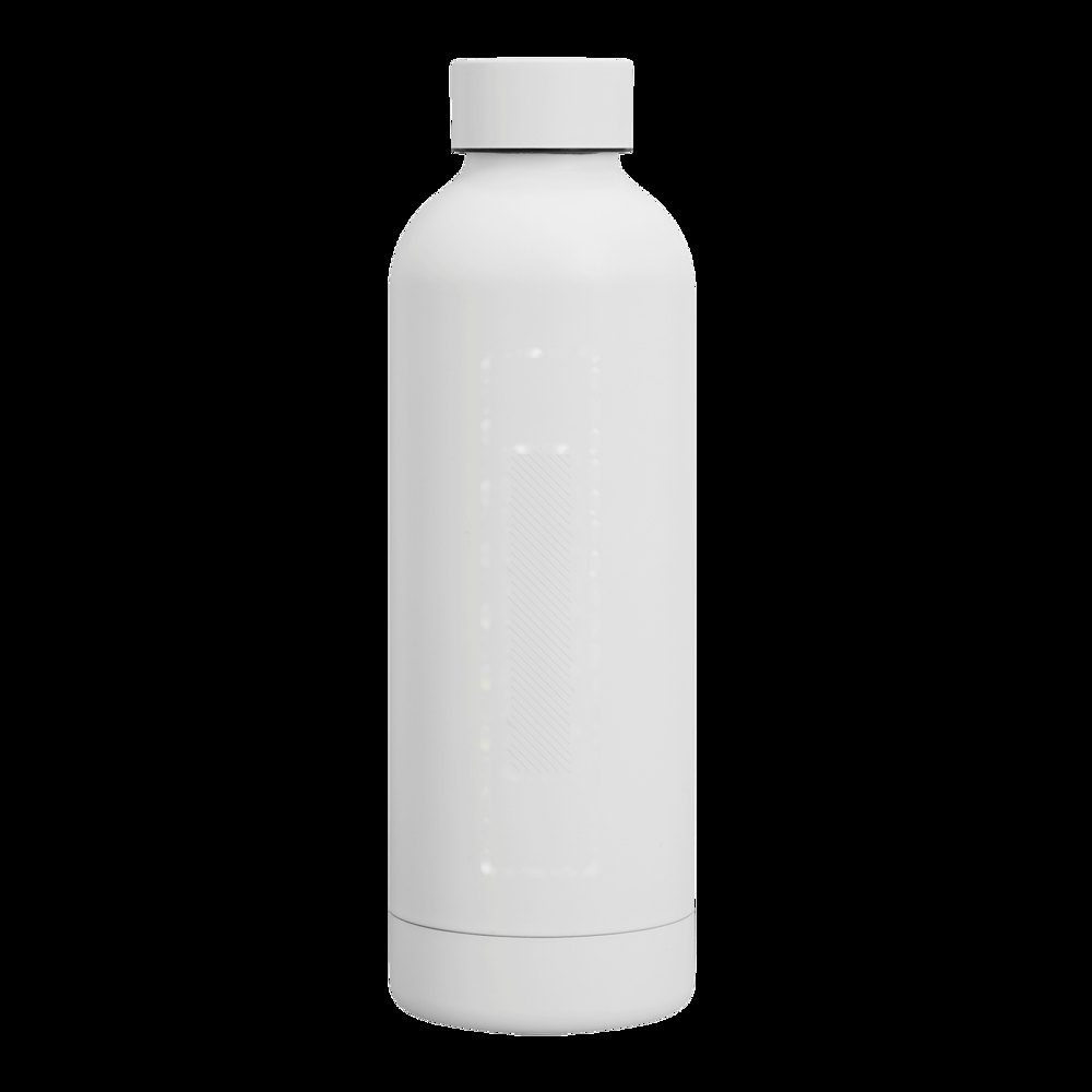 GET WARM - Vacuüm-isoleer-drinkfles — drukvlak op de fles