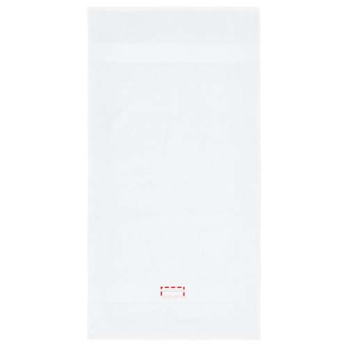 Charlotte handdoek 50 x 100 cm van 450 g/m² katoen — drukvlak band