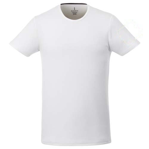 Balfour biologisch heren t-shirt met korte mouwen — drukvlak linker bicep