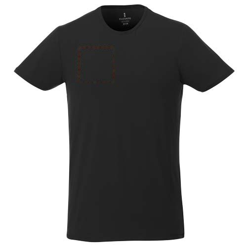 Balfour biologisch heren t-shirt met korte mouwen — drukvlak rechter borst