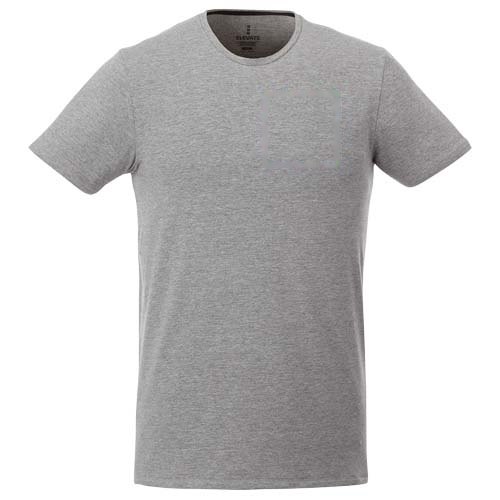 Balfour biologisch heren t-shirt met korte mouwen — drukvlak linker borst