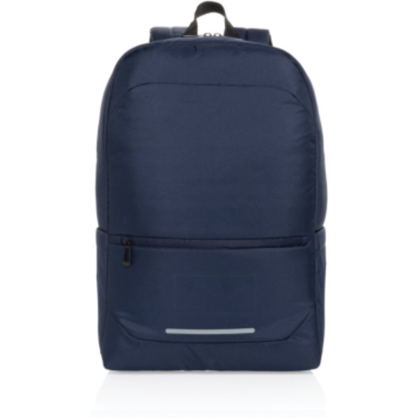 CityPack AWARE™ RPET Zakelijke 15.6 inch laptop rugzak — drukvlak artikel voorzijde onder