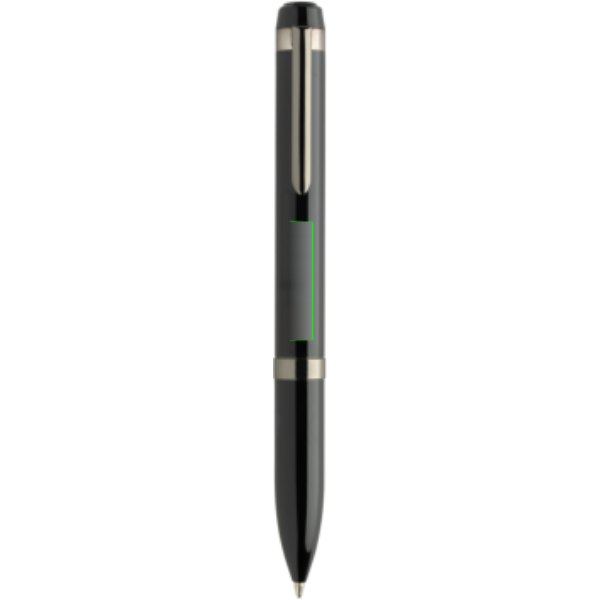 Swiss peak OSLO recycled rvs deluxe pen — drukvlak voor de clip