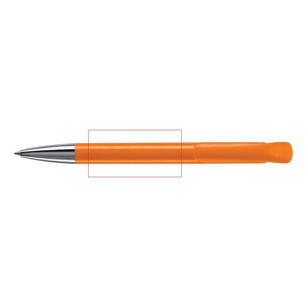 Balpen Atlas hardcolour metalen tip — drukvlak verlengde van de clip