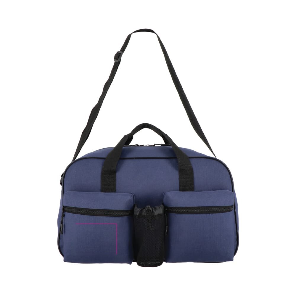 600D gerecycled PET sport- en reistas 46 x 21 x 27.5 cm 25 L — drukvlak linkervak