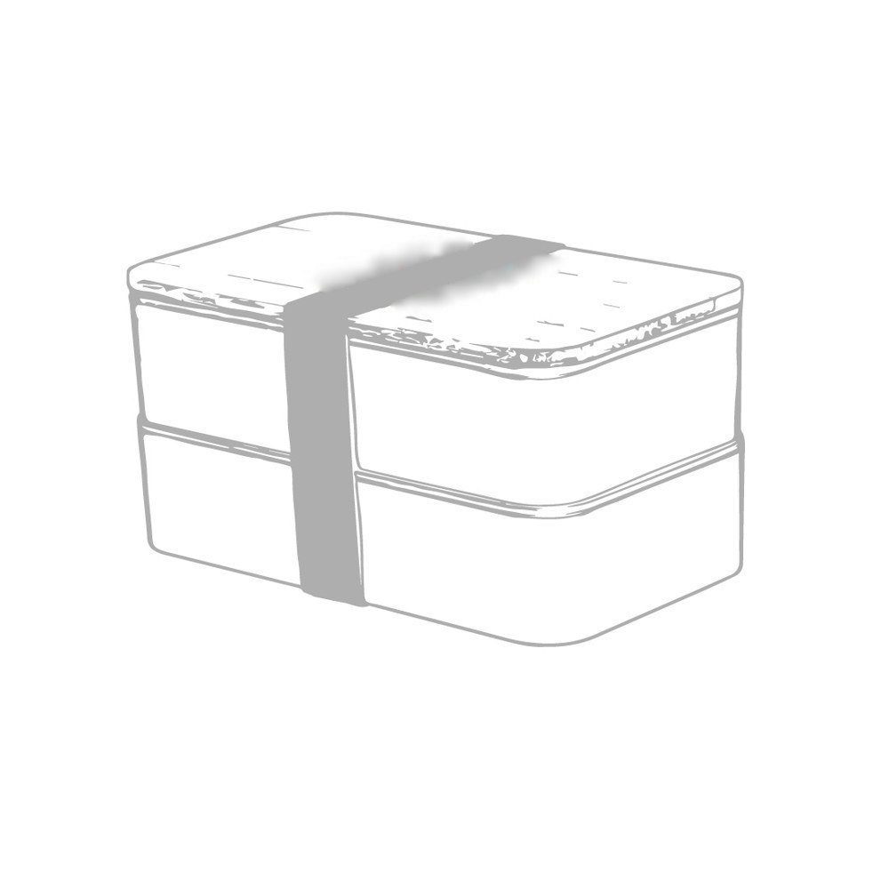 Lunch Box Bawar — drukvlak op de elastische band