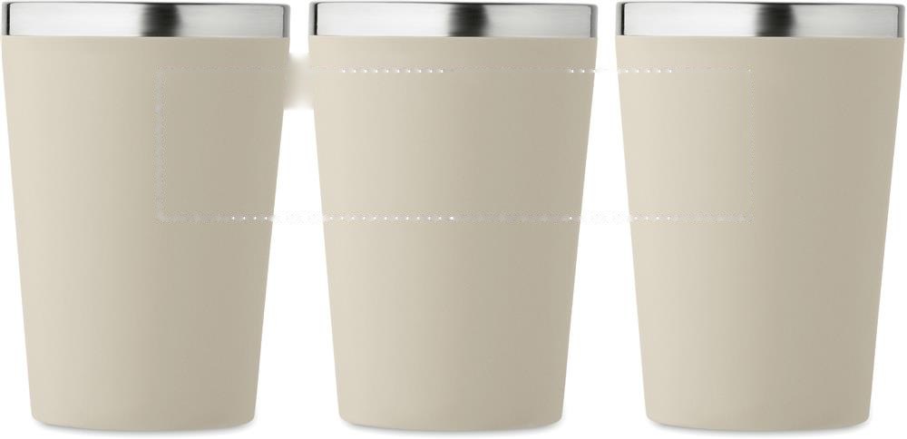 TOPAZ - Dubbelwandige beker 350ml — drukvlak drukvlak 1