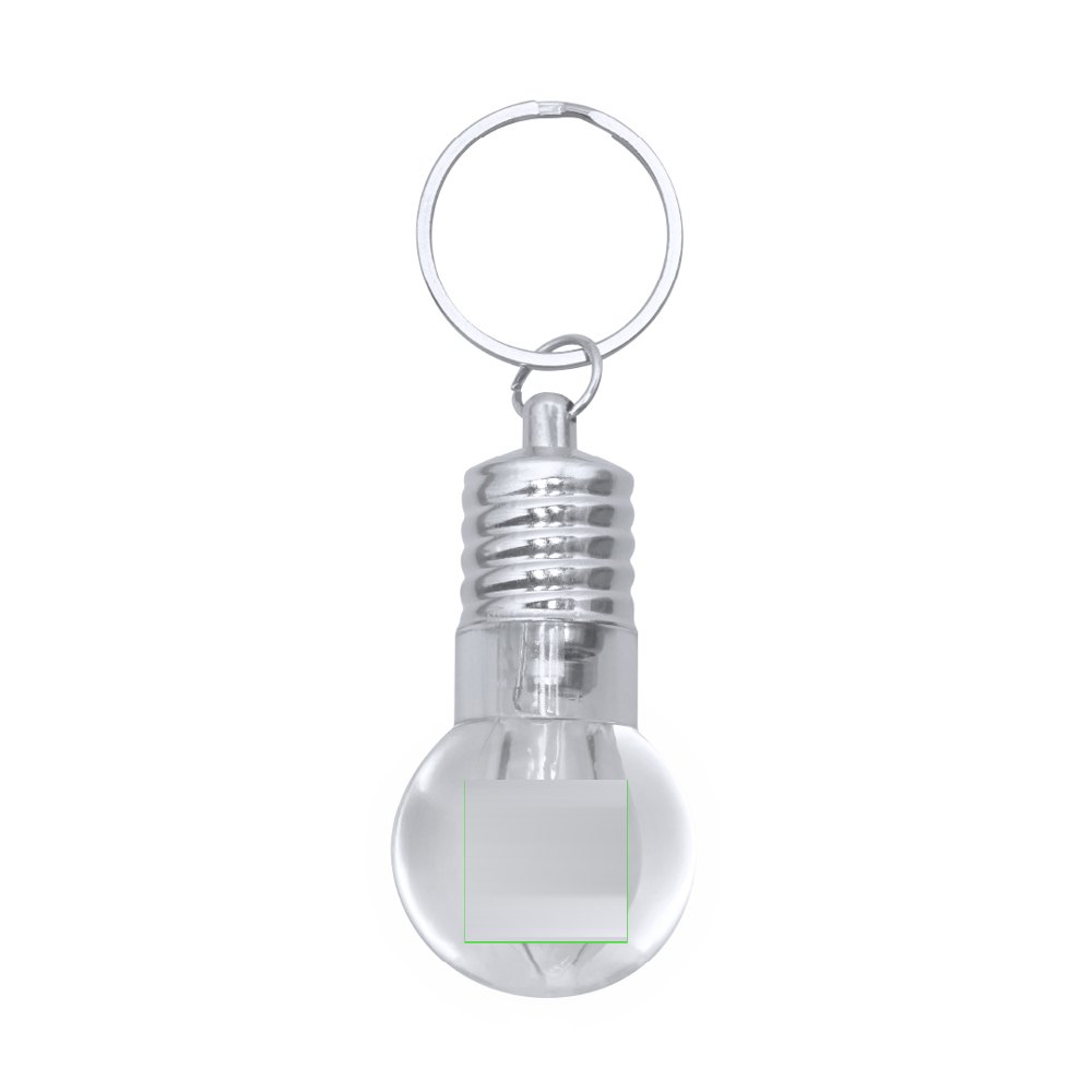Zaklamp Sleutelhanger Bardan — drukvlak op de gloeilamp