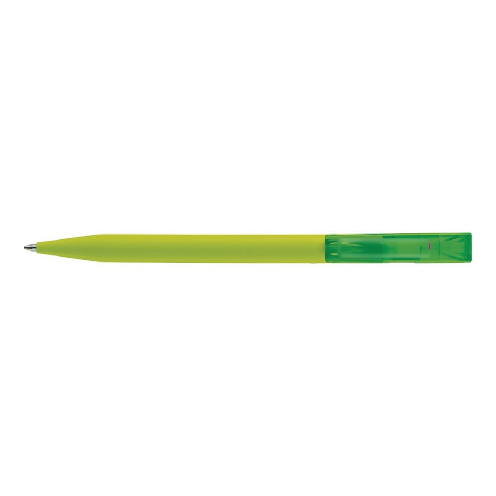 Balpen Nash soft touch — drukvlak op de clip
