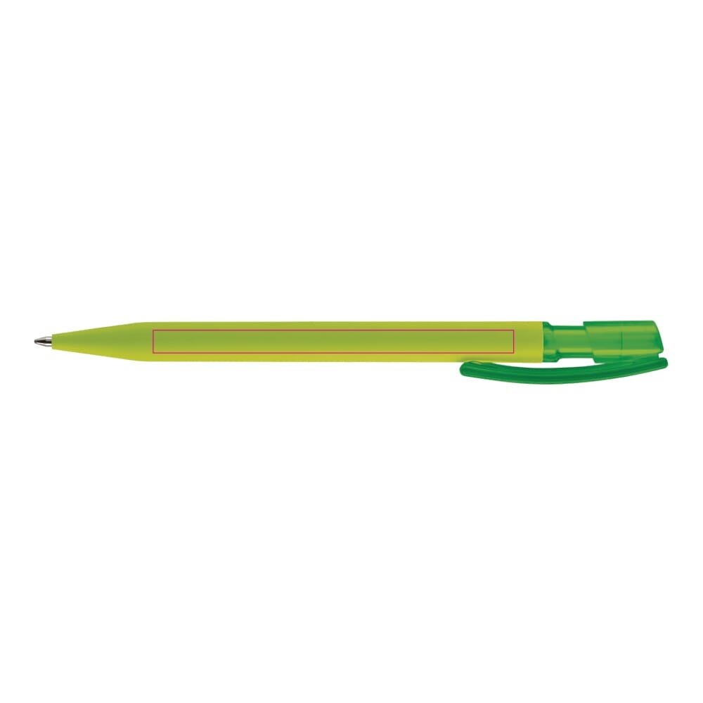 Balpen Nash soft touch — drukvlak 270 graden van de clip