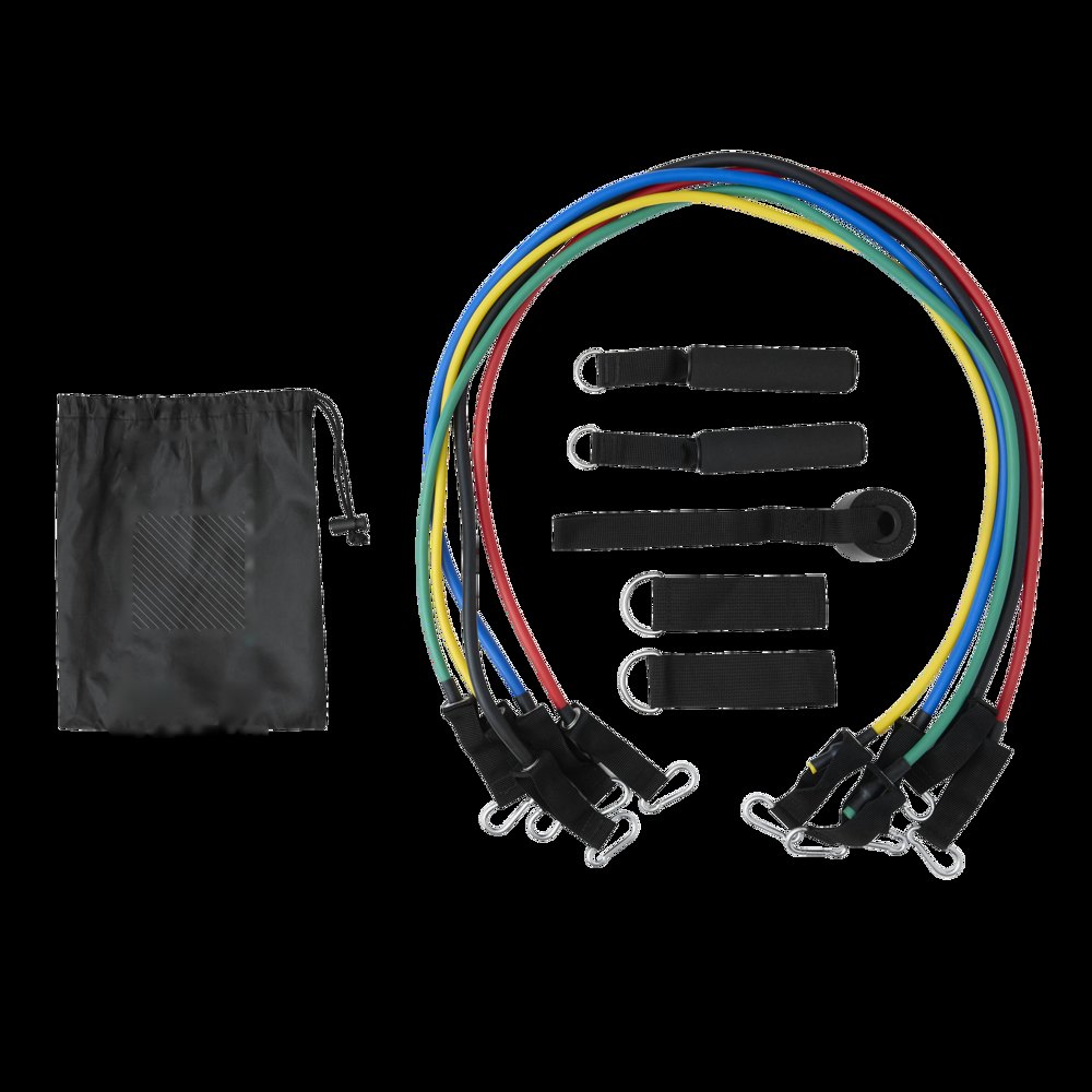 FITNESS TIME - Fitnessbanden set — drukvlak gecentreerd op de tas