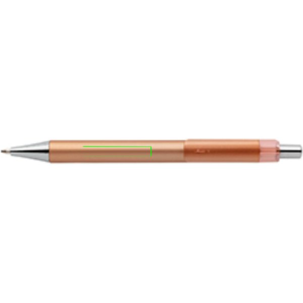 X8 metallic pen — drukvlak voor de clip