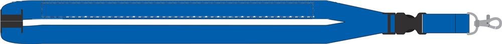 LANY - Lanyard, metalen haak. 20 mm — drukvlak band(s) voorzijde