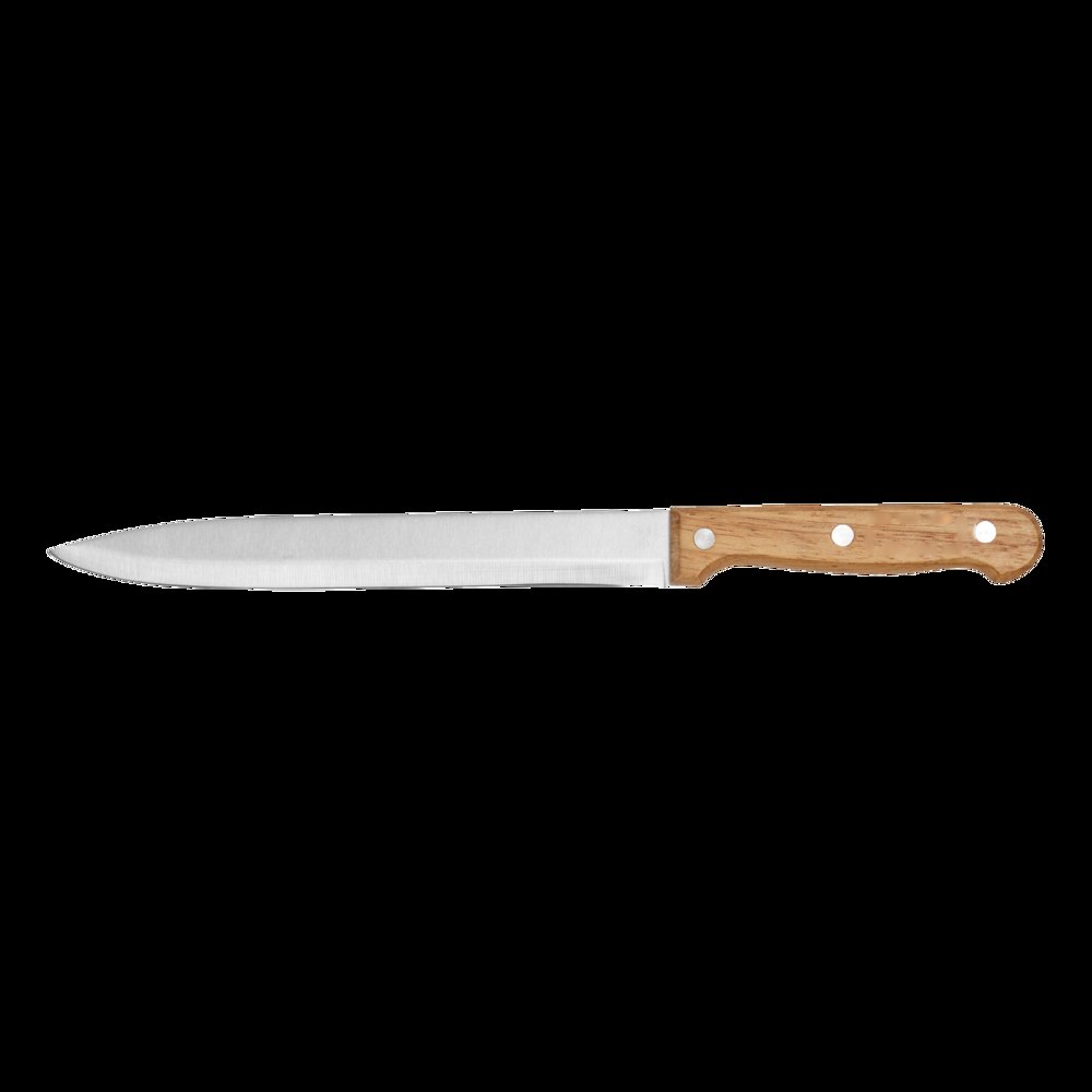 BAMBOO-CUT - Bamboe-houten snijplank — drukvlak gecentreerd op de handvat van de knife