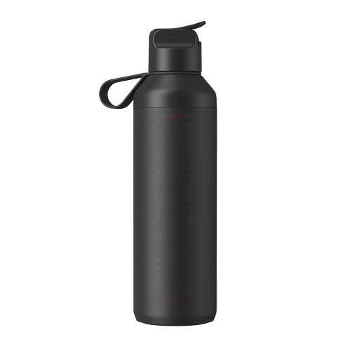 Ocean Bottle Peak GO 710 ml gerecyclede roestvrijstalen waterfles — drukvlak achterzijde