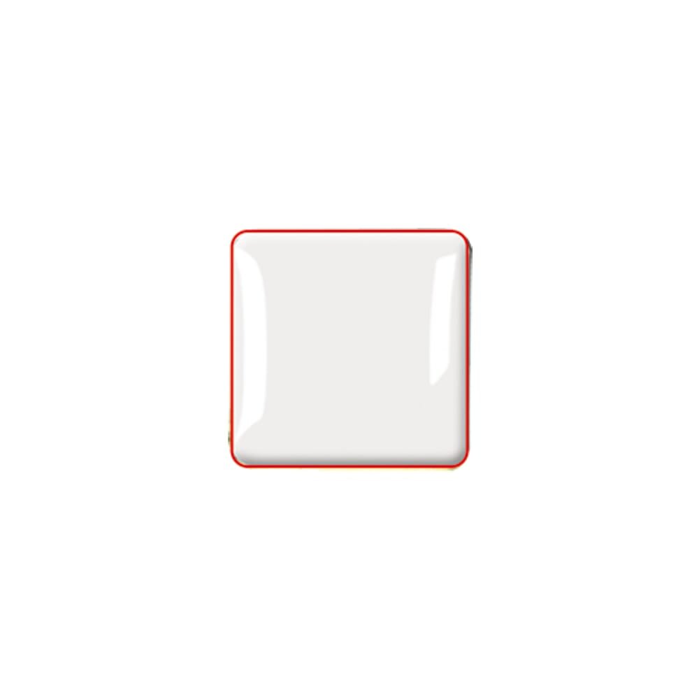 Badge metalen pin 15x15mm — drukvlak bovenkant