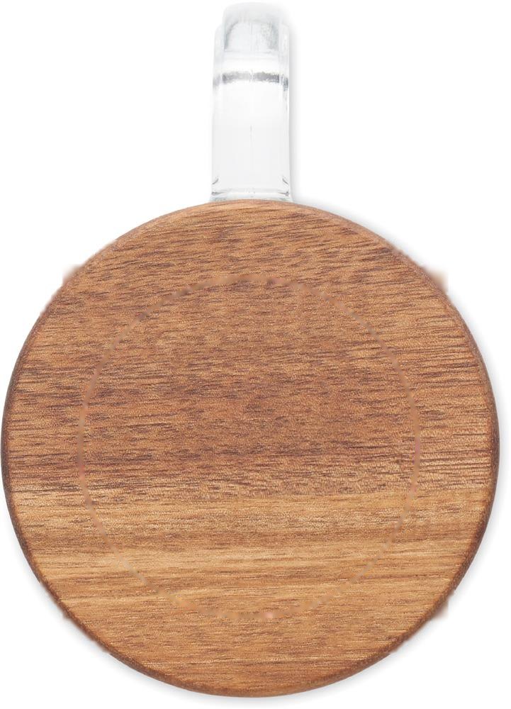 VITRIO JAR - Glazen mok 450ml — drukvlak deksel