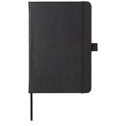 Bound A5 notitieboek — drukvlak rechts onder
