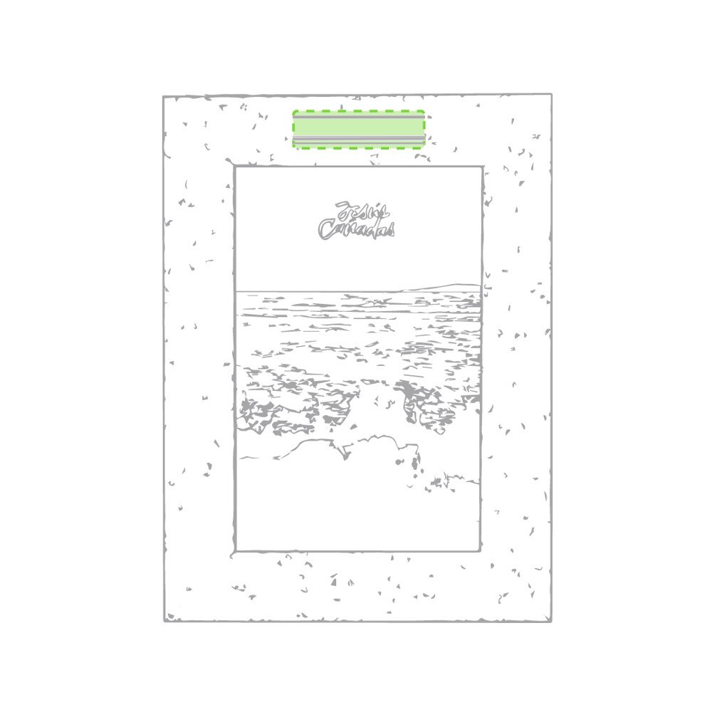 Fotolijst Tapex — drukvlak frame zijde 1