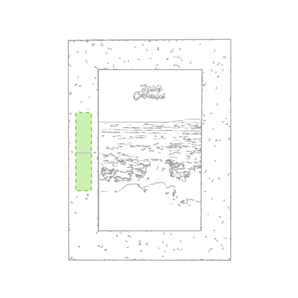 Fotolijst Tapex — drukvlak frame zijde 4