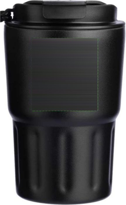 Dubbelwandige thermosbeker Louisa | 320 ml — drukvlak achterzijde