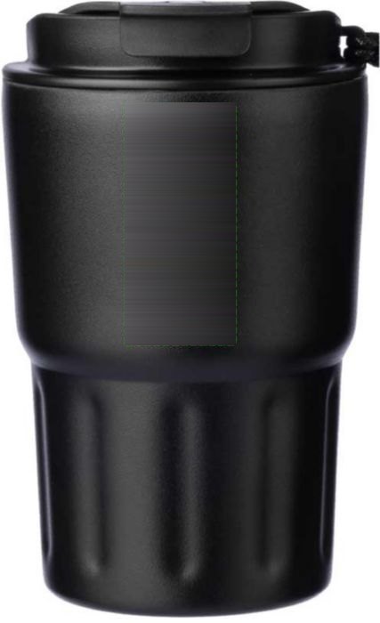 Dubbelwandige thermosbeker Louisa | 320 ml — drukvlak voorzijde